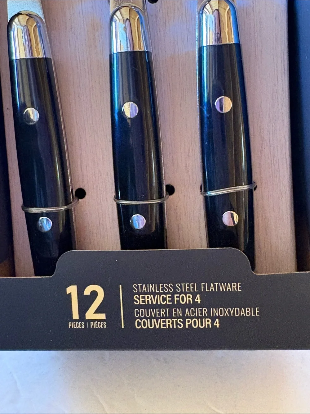 NIB - Ornative 12pc: Stainless Steel Flatware Set